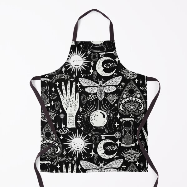 Item preview, Enchanted - Magic Icons - Black and White designed and sold by Carrie Cantwell Art.