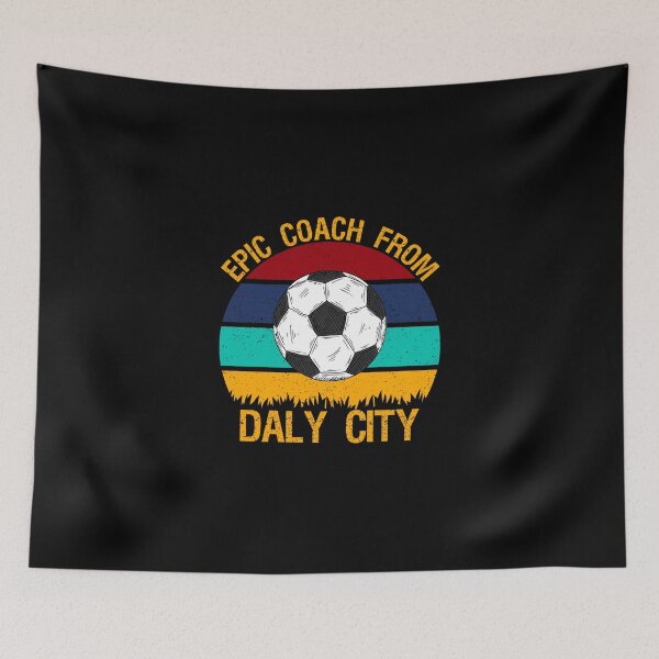 Item preview, Epic Coach From Daly City Vintage Soccer Sticker designed and sold by marisannogm.