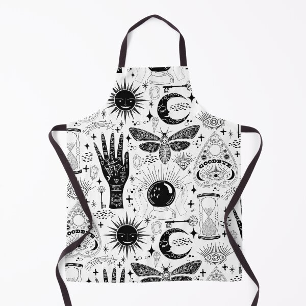Item preview, Enchanted - Magic Icons - Black and White designed and sold by Carrie Cantwell Art.