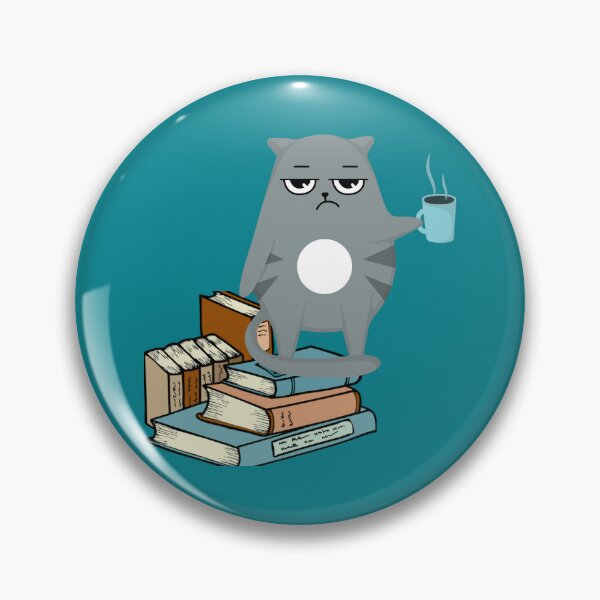 Item preview, Gray the Grouchy Cat designed and sold by tmdaliggr.