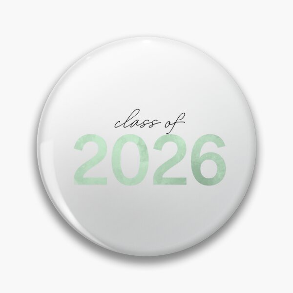 Item preview, Green watercolor class of 2026 sticker designed and sold by laurenlabadini.