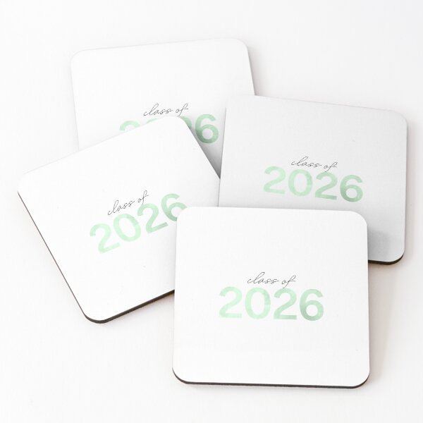 Item preview, Green watercolor class of 2026 sticker designed and sold by laurenlabadini.