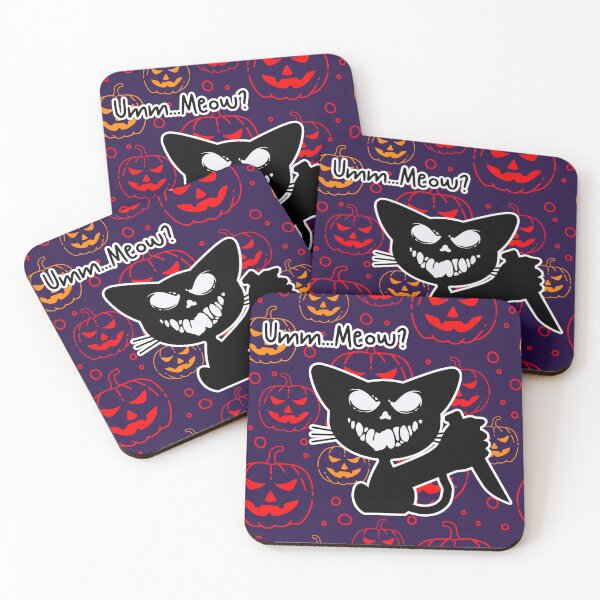 Item preview, Creepy - Cat with a Knife Print with background designed and sold by INSOMNIAC101.