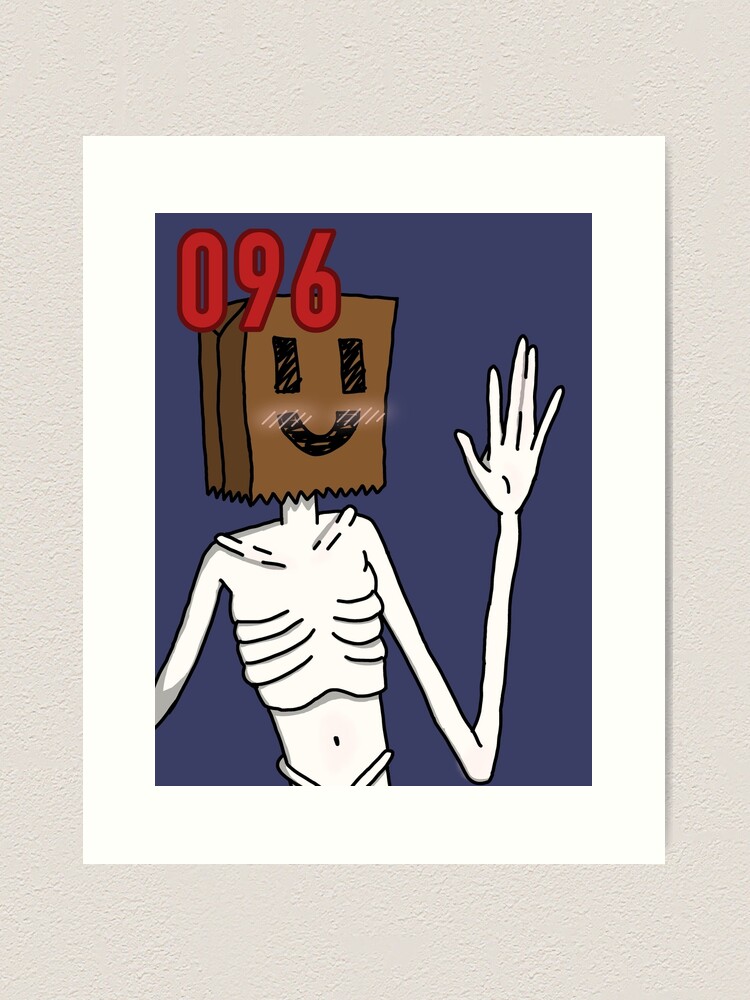 SCP-096 Shy Guy SCP Foundation Kids Poster by lyvia-off