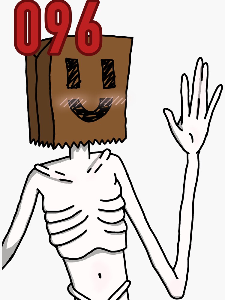 SCP-096 Shy Guy Sticker for Sale by BusinessTanuki