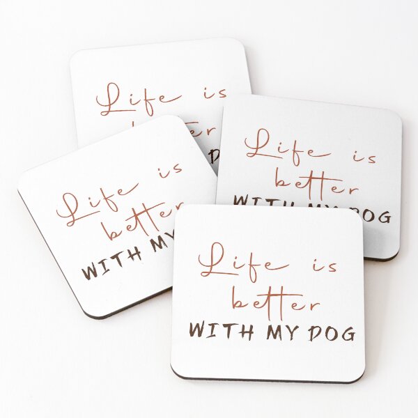 Item preview, Life Is Better With My Dog designed and sold by lunacarter.