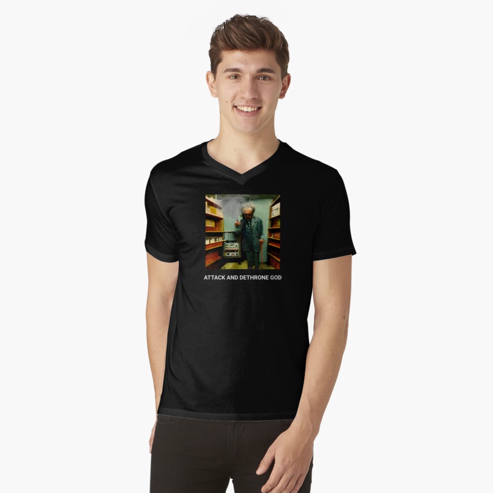 Item preview, V-Neck T-Shirt designed and sold by DaBureauOfMerch.