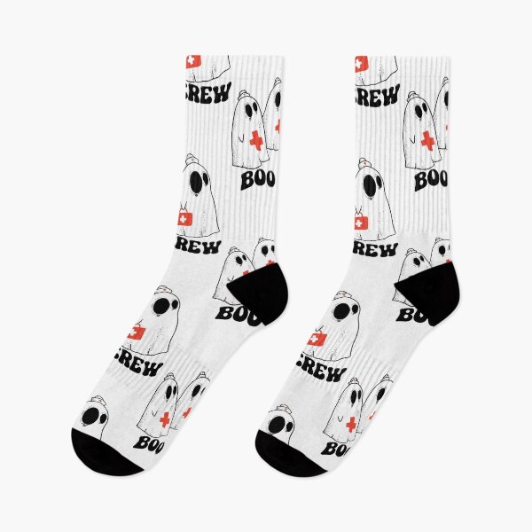 Artikelvorschau, Boo Boo Funny Crew Halloween Doctor Nurse Nursing Boo Ghost Design entworfen und verkauft von Merchking1.