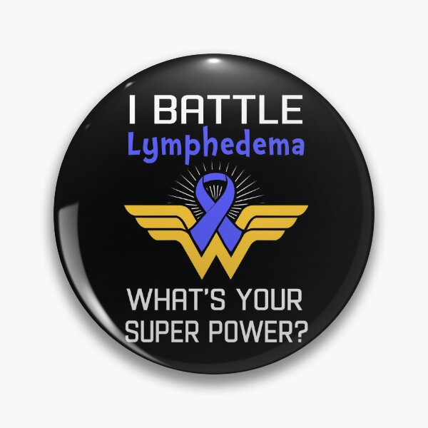 Item preview, I Battle Lymphedema What's Your Super Power Support Lymphedema Warrior Gifts  designed and sold by Sabfit.