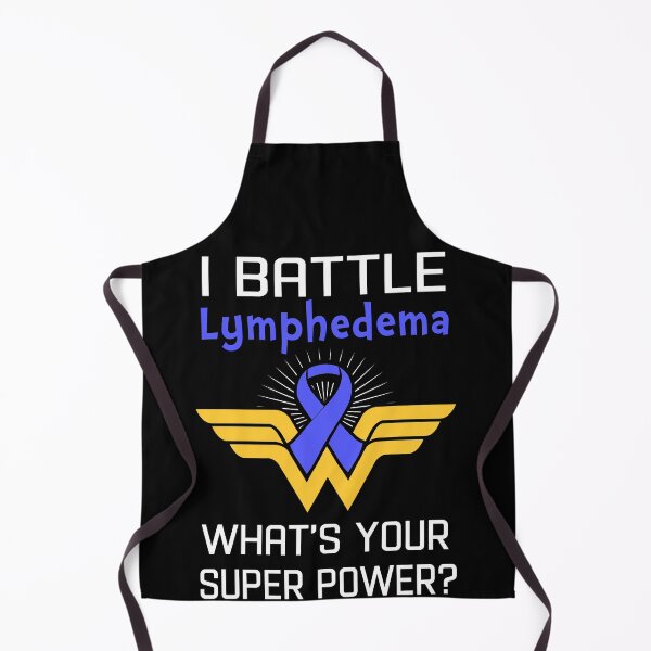 Item preview, I Battle Lymphedema What's Your Super Power Support Lymphedema Warrior Gifts designed and sold by Sabfit.