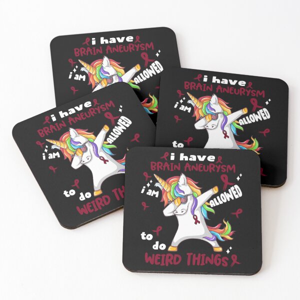 Item preview, Brain Aneurysm Awareness Funny I have Brain Aneurysm i'm allowed to do Weird Things! designed and sold by JanetShop809.