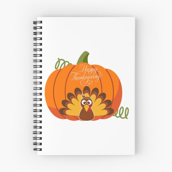 Item preview, Happy Thanksgiving Cute Turkey and Pumpkin designed and sold by silviaol.