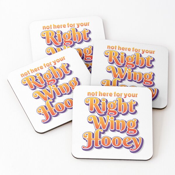 Item preview, Not Here for Your Right Wing Hooey designed and sold by Eye on the Blueline.