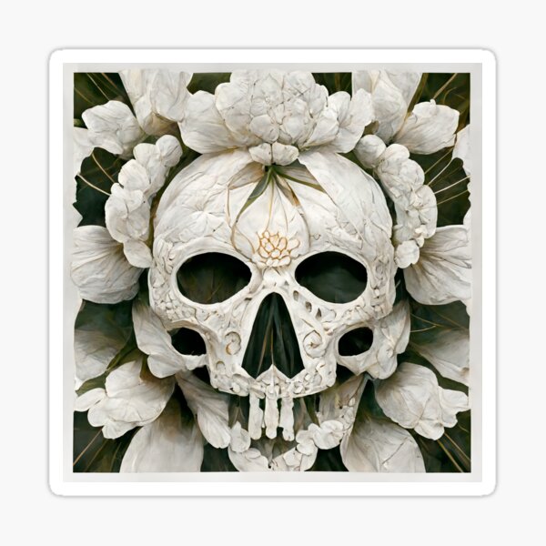 Mexican Skull Mandala Sticker