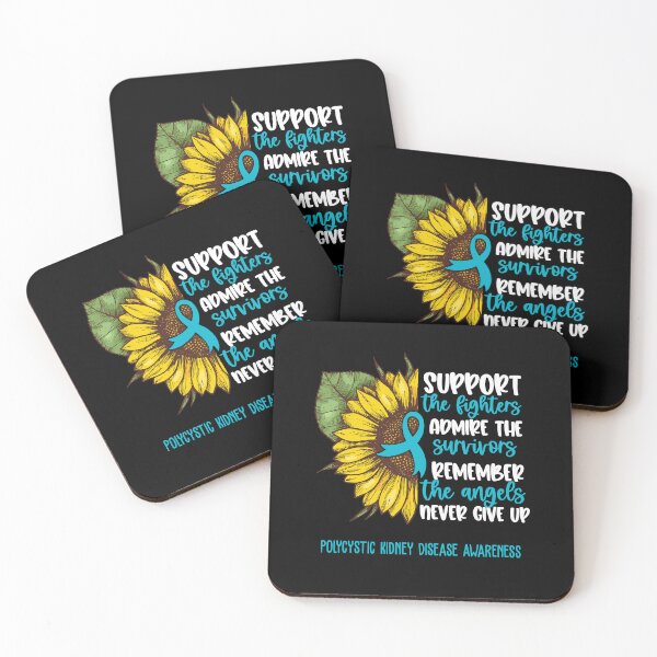 Item preview, Polycystic Kidney Disease Awareness - Support the Fighters Admire the Survivors Remember the Angels Never Give Up designed and sold by whlrcheryl.