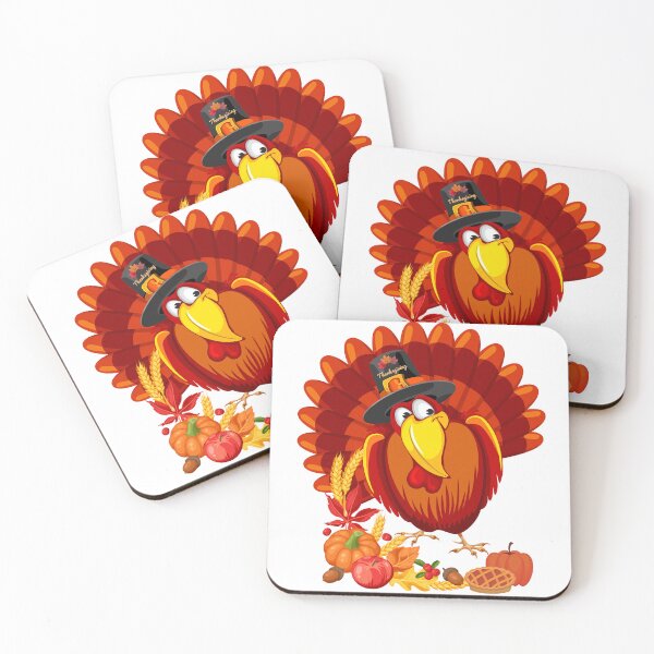 Item preview, Cute Thanksgiving Turkey and Autumn Harvest designed and sold by silviaol.