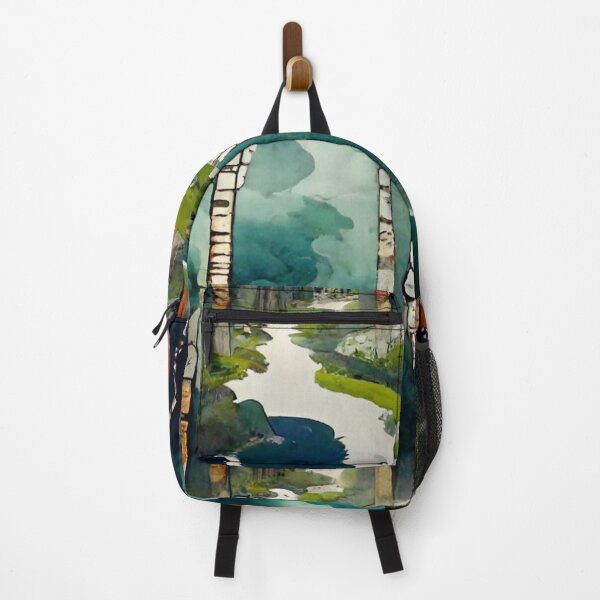 Item preview, A trail through birch trees designed and sold by etherElric.