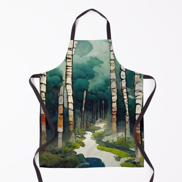 Item preview, A trail through birch trees designed and sold by etherElric.