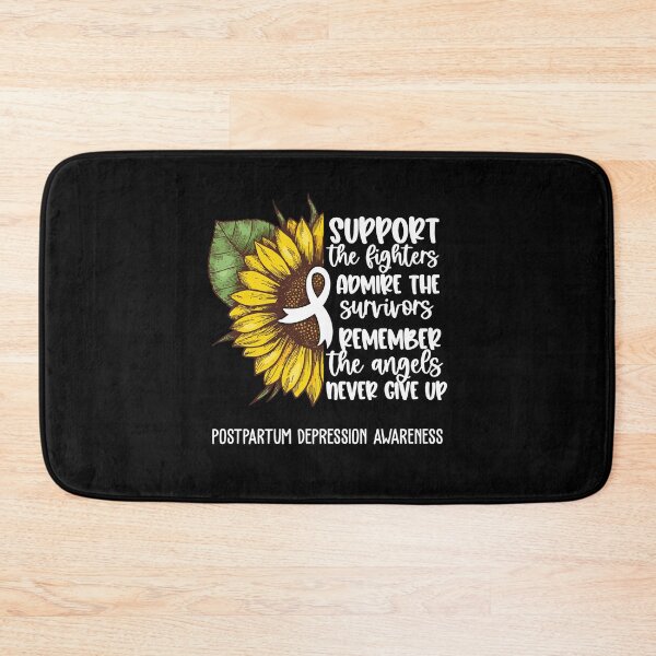 Item preview, Postpartum Depression Awareness - Support the Fighters Admire the Survivors Remember the Angels Never Give Up designed and sold by whlrcheryl.