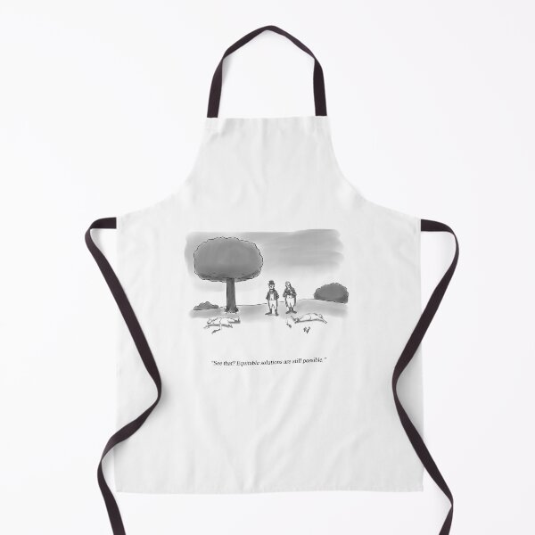 Item preview, Funny Equity Duelling Cartoon Humor designed and sold by Bill Abbott.