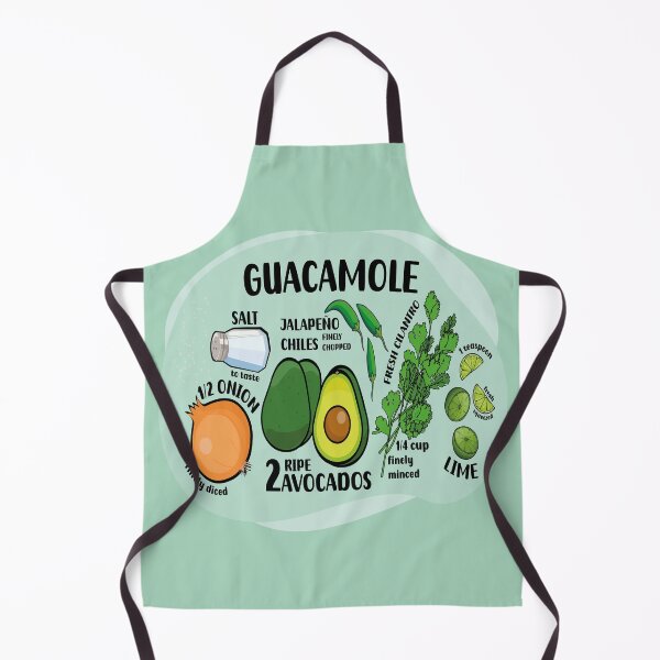 Artikelvorschau, Wie man Guacamole grün illustrierte Rezeptzutaten zu authentischem mexikanischem Essen macht entworfen und verkauft von T-Mex.