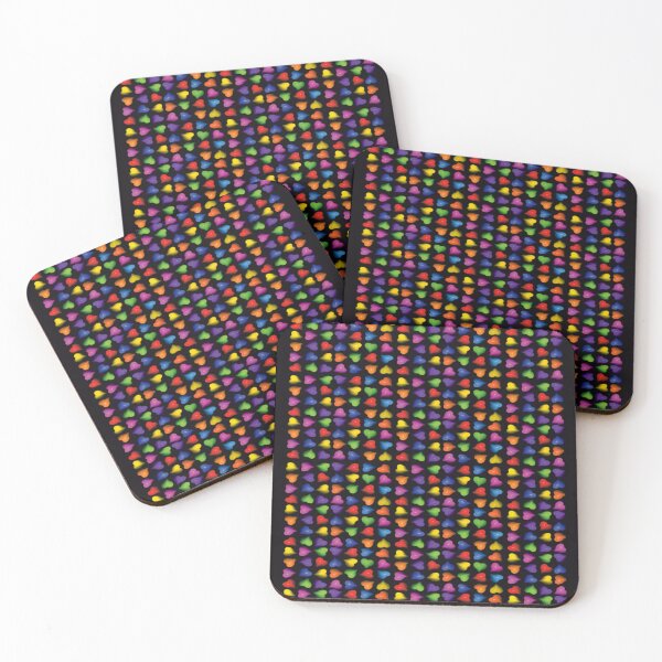 Item preview, Rainbow 3D Heart Wallpaper designed and sold by Genson.