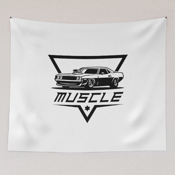 Item preview, Old American Muscle Car Classic Vintage Car Design designed and sold by anjanaartz.