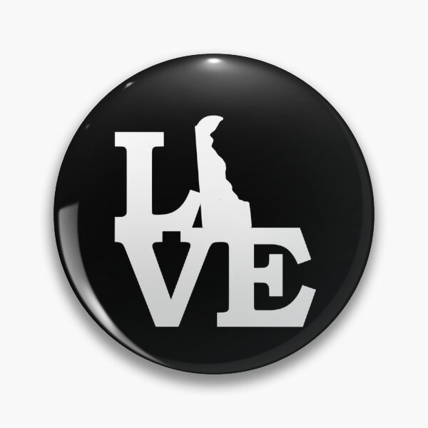Item preview, I Love Delaware USA State DE Outline Silhouette Souvenir designed and sold by Draculaura2009.