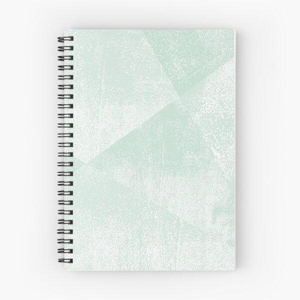 Item preview, Triángulos geométricos en verde menta y blanco con textura de textura lino designed and sold by itsjensworld.
