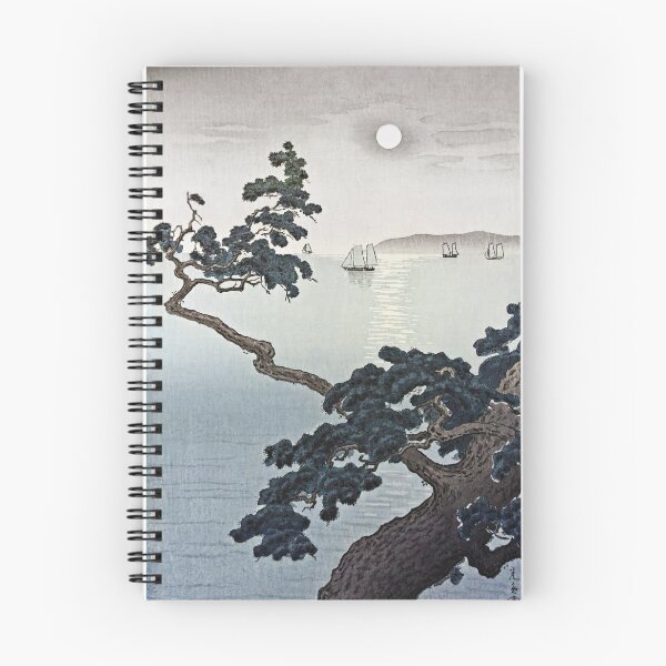 Item preview, Full Moon at Akashi Beach by Tsuchiya Koitsu designed and sold by Takeda-art.