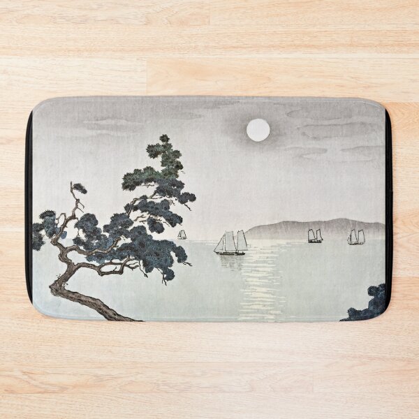 Item preview, Full Moon at Akashi Beach by Tsuchiya Koitsu designed and sold by Takeda-art.