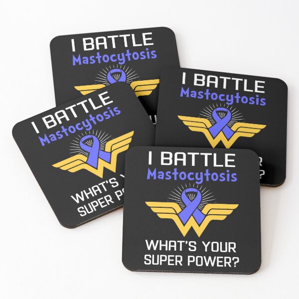 Item preview, I Battle Mastocytosis What's Your Super Power Support Mastocytosis Warrior Gifts  designed and sold by Sabfit.