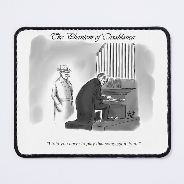 Item preview, Funny Phantom of Casablanca Cartoon Humor designed and sold by Bill Abbott.