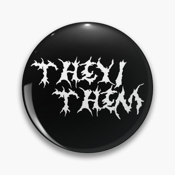 Item preview, Death Metal They/Them Pronouns designed and sold by clownishcat.