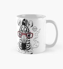 Hipster Zebra Tasse