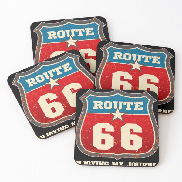 Item preview, Funny 66th Birthday Gift-Just Turned Into Route 66 Enjoying My Journey More Than Ever T-Shirt designed and sold by HilaryJeannie.