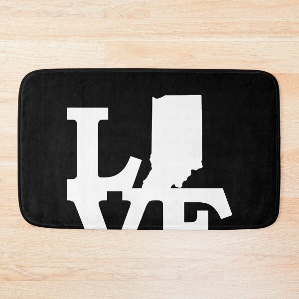 Item preview, I Love Indiana USA State IN Outline Silhouette Souvenir Gift designed and sold by Draculaura2009.