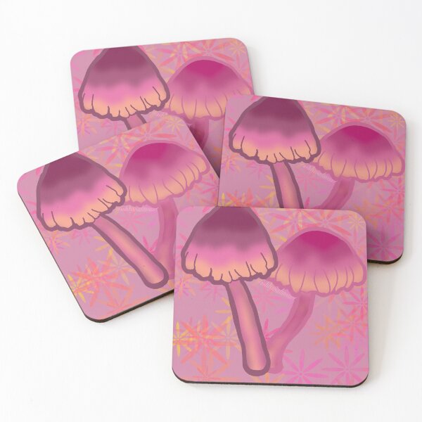 Item preview, Pink Mushrooms  designed and sold by Ashlyn Salmon.