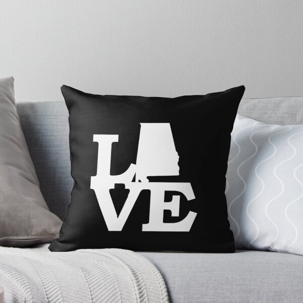Item preview, I Love Alabama USA State AL Outline Silhouette Souvenir Gift designed and sold by Draculaura2009.