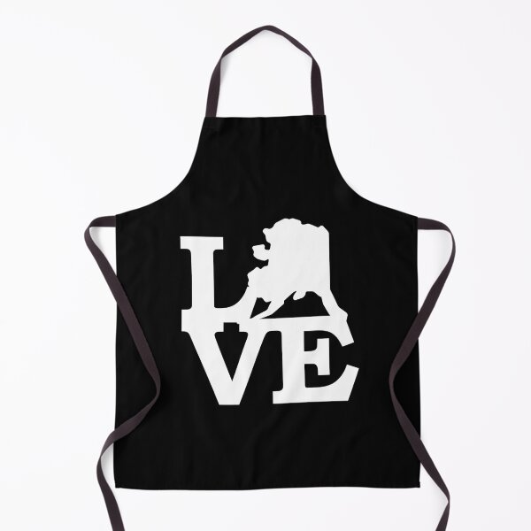 Item preview, I Love Alaska USA State AK Outline Silhouette Souvenir Gift designed and sold by Draculaura2009.
