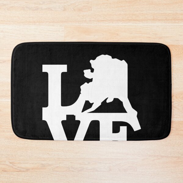 Item preview, I Love Alaska USA State AK Outline Silhouette Souvenir Gift designed and sold by Draculaura2009.