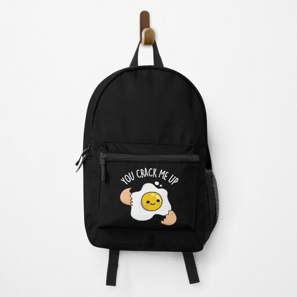 Item preview, You Crack Me Up Funny Egg Puns (Dark BG) designed and sold by punnybone.