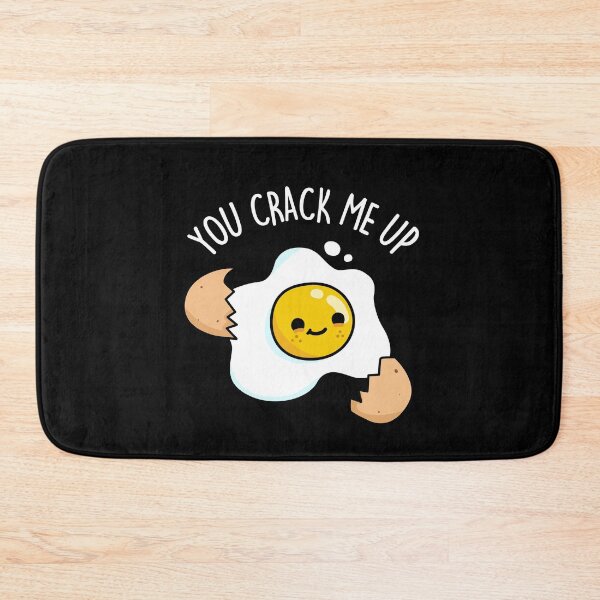 Item preview, You Crack Me Up Funny Egg Puns (Dark BG) designed and sold by punnybone.