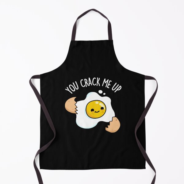 Item preview, You Crack Me Up Funny Egg Puns (Dark BG) designed and sold by punnybone.