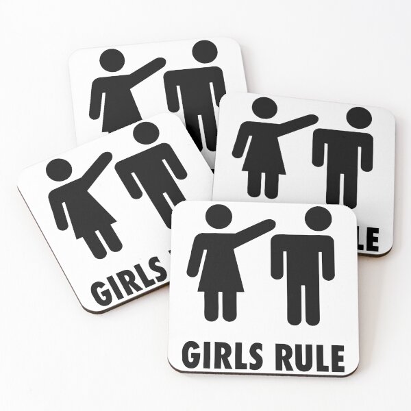 Item preview, Girls rule t shirt, girls rule masks, girls rule phone cases, girls rule hat, girls rule clothing, girls rule hoodie, girls rule stickers  designed and sold by Poussyarts.