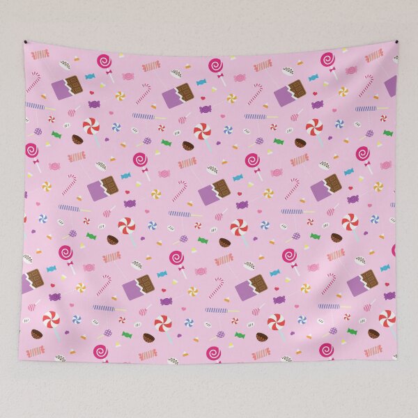 Item preview, Sweet Chocolate and Candy Pattern Pink designed and sold by rustydoodle.