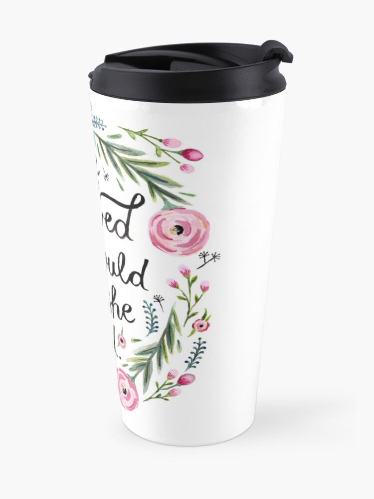 Alternate view of She Believed She Could So She Did Travel Mug