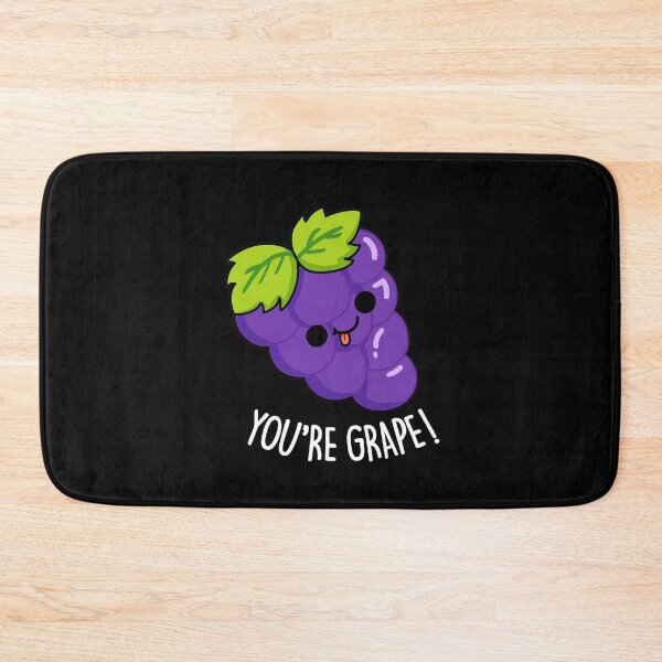 Item preview, You're Grape Funny Fruit Puns (Dark BG) designed and sold by punnybone.