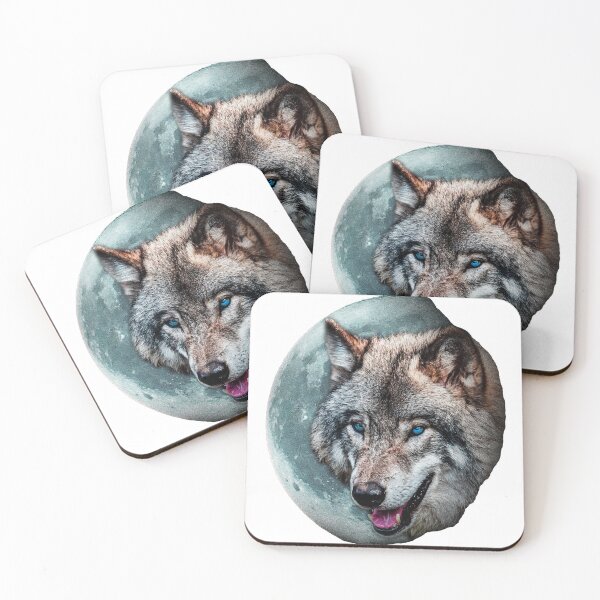 Item preview, Moon Wolf - Zidika Vascover Wolf - Blue Eyes Wolf designed and sold by Rsagur12.