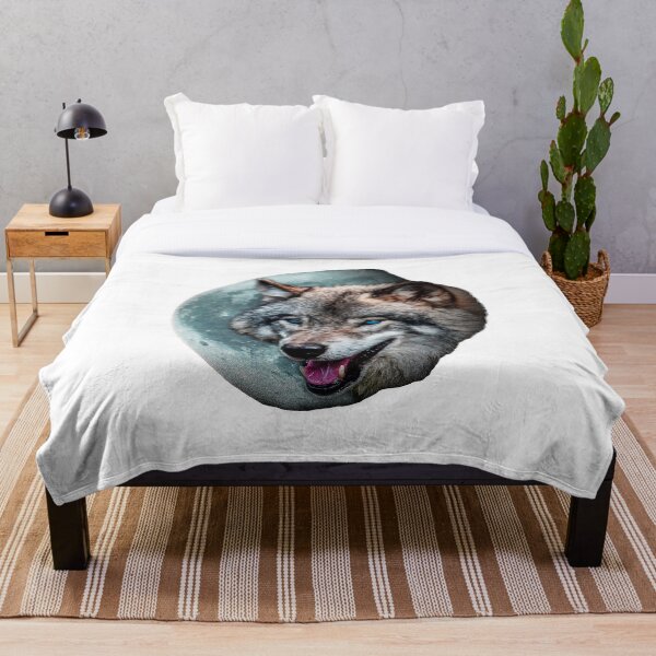 Item preview, Moon Wolf - Zidika Vascover Wolf - Blue Eyes Wolf designed and sold by Rsagur12.